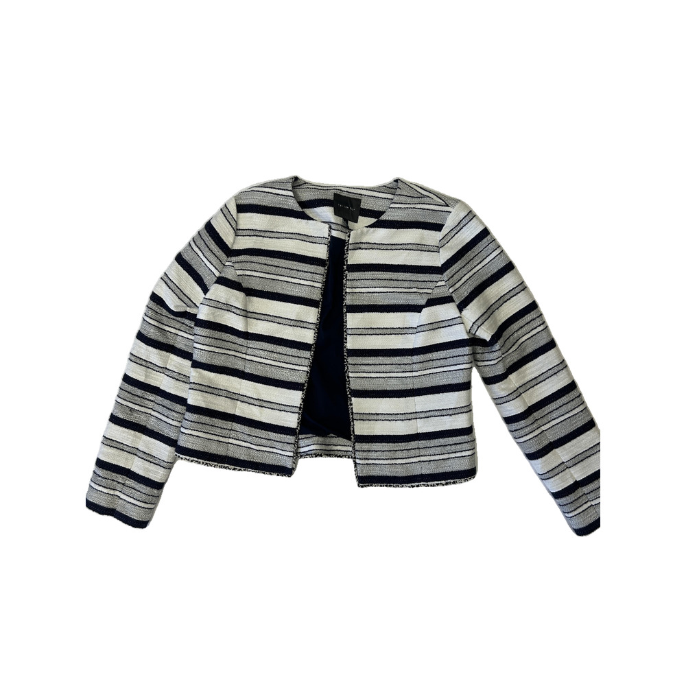 The Limited Cropped Striped Blazer Size 6